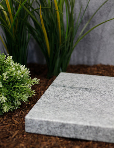 Grabplatte, Gedenktafel Granit Viscount white poliert